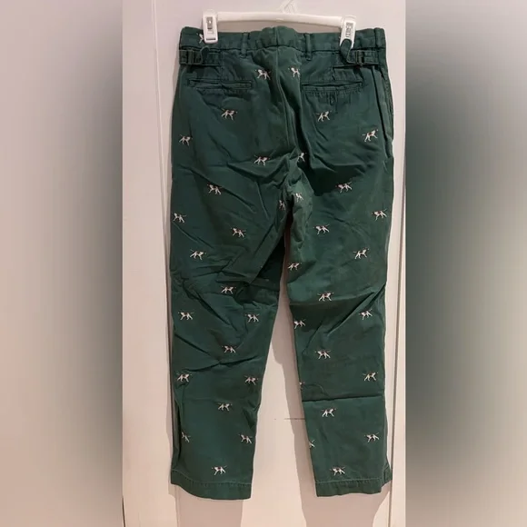Polo twill dog embroidered pants NWOT - Picture 2 of 5